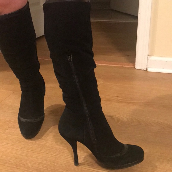 Bebe platform leather boots size 7 - Picture 3 of 7